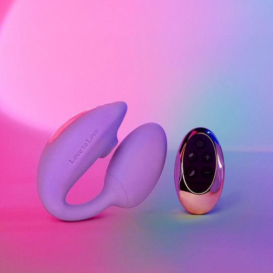 Віброяйце з вакуумною кліторальною стимуляцією Love To Love Wonderlover VIVA MAUVE Віброяйце з вакуумною кліторальною стимуляцією Love To Love Wonderlover VIVA MAUVE