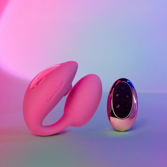 Віброяйце з вакуумною кліторальною стимуляцією Love To Love Wonderlover PINK PASSION Віброяйце з вакуумною кліторальною стимуляцією Love To Love Wonderlover PINK PASSION