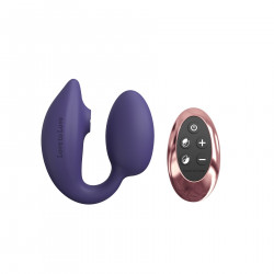 Віброяйце з вакуумною кліторальною стимуляцією Love To Love Wonderlover MIDNIGHT INDIGO