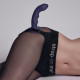 Насадка для страпона з подвійною точковою пульсацією Strap-On-Me TAPPING DILDO WAVE – NIGHT BLUE, М Насадка для страпона з подвійною точковою пульсацією Strap-On-Me TAPPING DILDO WAVE – NIGHT BLUE, М