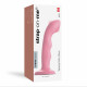 Насадка для страпона з подвійною точковою пульсацією Strap-On-Me TAPPING DILDO WAVE – CORAL PINK, М Насадка для страпона з подвійною точковою пульсацією Strap-On-Me TAPPING DILDO WAVE – CORAL PINK, М