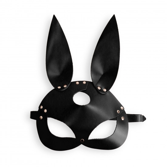 Шкіряна маска Зайчика Art of Sex - Bunny mask, колір Чорний Шкіряна маска Зайчика Art of Sex - Bunny mask, колір Чорний