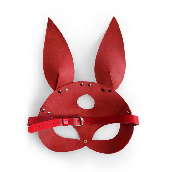 Шкіряна маска Зайчика Art of Sex - Bunny mask, колір Червоний Шкіряна маска Зайчика Art of Sex - Bunny mask, колір Червоний