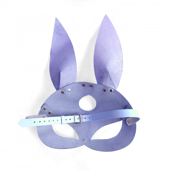 Шкіряна маска Зайчика Art of Sex - Bunny mask, колір Лавандовий Шкіряна маска Зайчика Art of Sex - Bunny mask, колір Лавандовий