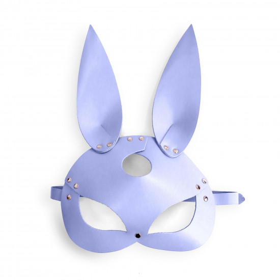 Шкіряна маска Зайчика Art of Sex - Bunny mask, колір Лавандовий Шкіряна маска Зайчика Art of Sex - Bunny mask, колір Лавандовий