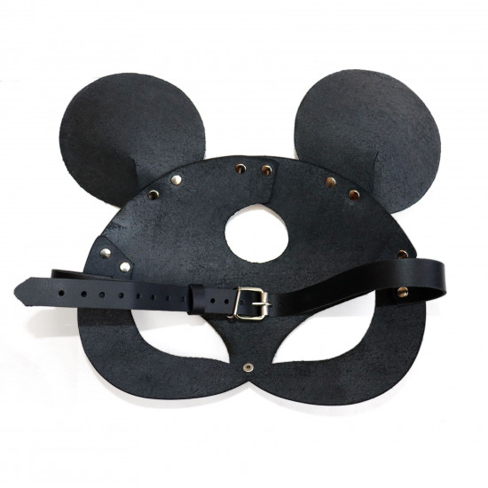 Шкіряна маска мишки Art of Sex - Mouse Mask, колір Чорний Шкіряна маска мишки Art of Sex - Mouse Mask, колір Чорний