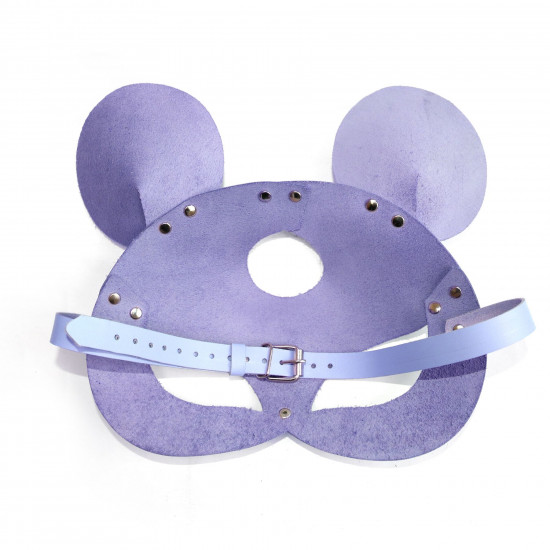 Шкіряна маска мишки Art of Sex - Mouse Mask, колір Лавандовий Шкіряна маска мишки Art of Sex - Mouse Mask, колір Лавандовий