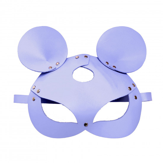 Шкіряна маска мишки Art of Sex - Mouse Mask, колір Лавандовий Шкіряна маска мишки Art of Sex - Mouse Mask, колір Лавандовий