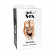 Шкіряний набір з портупеї та гартерів Art of Sex - Venecia, розмір XS-2XL, колір Чорний Шкіряний набір з портупеї та гартерів Art of Sex - Venecia, розмір XS-2XL, колір Чорний