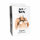 Жіноча портупея з натуральної шкіри Art of Sex - Virginia, колір Чорний, розмір L-2XL Жіноча портупея з натуральної шкіри Art of Sex - Virginia, колір Чорний, розмір L-2XL