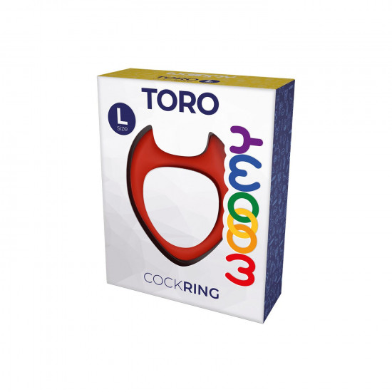 Ерекційне кільце Wooomy Toro L Red Ерекційне кільце Wooomy Toro L Red