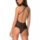 Еротичне боді Passion DOLLY BODY, S/M, black, з відкритими чашками Еротичне боді Passion DOLLY BODY, S/M, black, з відкритими чашками