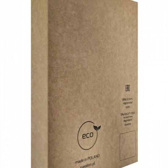 Еротичні колготки-бодістокінг Passion ECO S006 white Еротичні колготки-бодістокінг Passion ECO S006 white