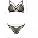 Комплект Passion LORINA SET, XXL/XXXL, beige, бюстгальтер та трусики Комплект Passion LORINA SET, XXL/XXXL, beige, бюстгальтер та трусики