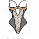 Еротичне боді Passion MARINA BODY, S/M, beige, з відкритими чашками Еротичне боді Passion MARINA BODY, S/M, beige, з відкритими чашками