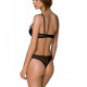 Еротичне боді Passion MARINA BODY, XXL/XXXL, black, з відкритими чашками Еротичне боді Passion MARINA BODY, XXL/XXXL, black, з відкритими чашками