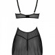Еротичний пеньюар Passion MARINA CHEMISE, S/M, black Еротичний пеньюар Passion MARINA CHEMISE, S/M, black