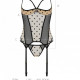 Корсет Passion MARINA CORSET, L/XL, beige, з відкритими чашками Корсет Passion MARINA CORSET, L/XL, beige, з відкритими чашками