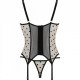 Корсет Passion MARINA CORSET, S/M, beige, з відкритими чашками Корсет Passion MARINA CORSET, S/M, beige, з відкритими чашками