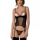 Корсет Passion MARINA CORSET, L/XL, black, з відкритими чашками Корсет Passion MARINA CORSET, L/XL, black, з відкритими чашками