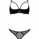 Еротичний комплект Passion MARINA SET WITH OPEN BRA, XXL/XXXL, black, відкриті чашки Еротичний комплект Passion MARINA SET WITH OPEN BRA, XXL/XXXL, black, відкриті чашки