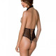 Еротичне боді Passion TRISHA BODY, L/XL, beige, з відкритими чашками Еротичне боді Passion TRISHA BODY, L/XL, beige, з відкритими чашками