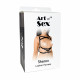 Портупея жіноча шкіряна Art of Sex - Leather Sheron L-2XL, чорна Портупея жіноча шкіряна Art of Sex - Leather Sheron L-2XL, чорна