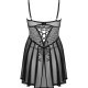 Еротичний комплект Obsessive Chemeris babydoll & thong M/L, пеньюар та стрінги Еротичний комплект Obsessive Chemeris babydoll & thong M/L, пеньюар та стрінги