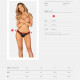 Трусики Obsessive Chemeris panties XS/S Трусики Obsessive Chemeris panties XS/S