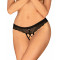 Трусики з доступом Obsessive Chemeris crotchless panties XL/2XL