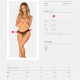 Трусики з доступом Obsessive Chemeris crotchless panties XL/2XL Трусики з доступом Obsessive Chemeris crotchless panties XL/2XL