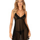 Пеньюар та трусики Obsessive Latinesa babydoll & thong M/L Пеньюар та трусики Obsessive Latinesa babydoll & thong M/L