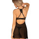 Пеньюар та трусики Obsessive Latinesa babydoll & thong XL/2XL Пеньюар та трусики Obsessive Latinesa babydoll & thong XL/2XL