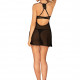 Пеньюар та трусики Obsessive Latinesa babydoll & thong XL/2XL Пеньюар та трусики Obsessive Latinesa babydoll & thong XL/2XL