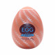 Мастурбатор-яйце Tenga Egg Spiral, щільний TPE, пробник лубриканту 5 мл Мастурбатор-яйце Tenga Egg Spiral, щільний TPE, пробник лубриканту 5 мл