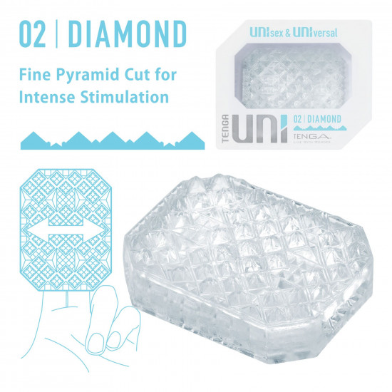 Стимулятор для ерогенних зон Tenga UNI Diamond Стимулятор для ерогенних зон Tenga UNI Diamond