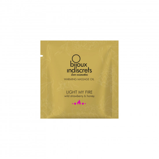 Пробник масажної олії Bijoux Indiscrets Light my Fire – Wild Strawberry & Honey (2 мл) Пробник масажної олії Bijoux Indiscrets Light my Fire – Wild Strawberry & Honey (2 мл)