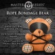 Іграшка плюшевий ведмідь ROPE Teddy Bear Plush, 22x16x12см Іграшка плюшевий ведмідь ROPE Teddy Bear Plush, 22x16x12см