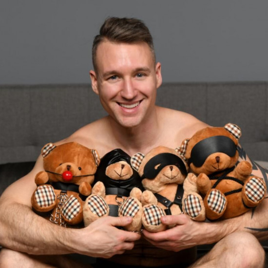 Іграшка плюшевий ведмідь ROPE Teddy Bear Plush, 22x16x12см Іграшка плюшевий ведмідь ROPE Teddy Bear Plush, 22x16x12см