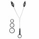 Затискач для сосків Art of Sex - Nipple Clamps for Men Black clover з ерекційними кільцями Затискач для сосків Art of Sex - Nipple Clamps for Men Black clover з ерекційними кільцями