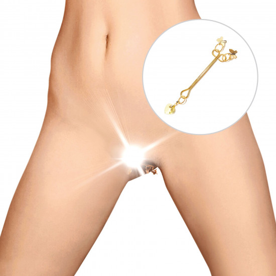 Затискач для клітора Art of Sex - Clit Clamp Butterfly, золото Затискач для клітора Art of Sex - Clit Clamp Butterfly, золото