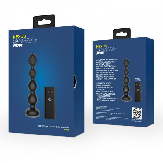 Анальний вібратор Nexus Tornado Probe Edition Анальний вібратор Nexus Tornado Probe Edition
