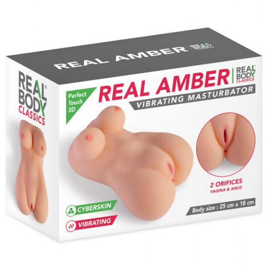 Мастурбатор Real Body — Real Amber Мастурбатор Real Body — Real Amber