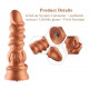 Силіконовий дилдо Hismith Spiral Grain Silicone Dildo Monster Series Силіконовий дилдо Hismith Spiral Grain Silicone Dildo Monster Series