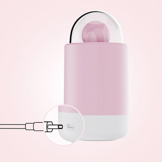 Вібратор-цукерка на паличці KISSTOY Pink Pop, зарядний кейс-нічник, 10 режимів вібрації Вібратор-цукерка на паличці KISSTOY Pink Pop, зарядний кейс-нічник, 10 режимів вібрації