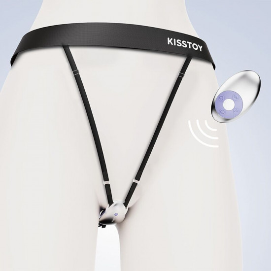 Вібратор у трусики KISSTOY Viosecret, пояс для фіксації та пульт ДК у комплекті Вібратор у трусики KISSTOY Viosecret, пояс для фіксації та пульт ДК у комплекті