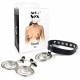 Набір чокер + затискачі Art of Sex - Choker and Nipple clamps Triada, колір чорний Набір чокер + затискачі Art of Sex - Choker and Nipple clamps Triada, колір чорний