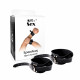 Чоловічі шкіряні наручники Art of Sex - Man Handcuffs Speedway L-2XL, колір чорний Чоловічі шкіряні наручники Art of Sex - Man Handcuffs Speedway L-2XL, колір чорний