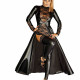 Сукня-плащ з мокрим ефектом Noir Handmade F128C Powerwetlook gown coat, S Сукня-плащ з мокрим ефектом Noir Handmade F128C Powerwetlook gown coat, S