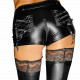 Шортики з мокрим ефектом Noir Handmade F138 Powerwetlook shorts, M Шортики з мокрим ефектом Noir Handmade F138 Powerwetlook shorts, M